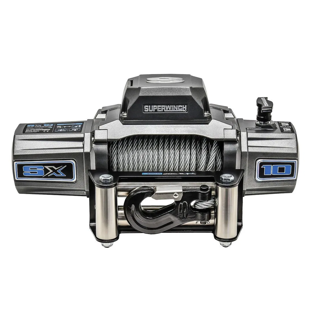 1710200 – SUPERWINCH Winch, Vehicle Mounted Vehicle Recovery 12 Volt Electric 10000 Pound Line Pull Capacity 85 Foot ...